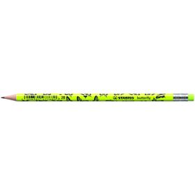 Stabilo Butterfly Neon Sarı Kurşun Kalem