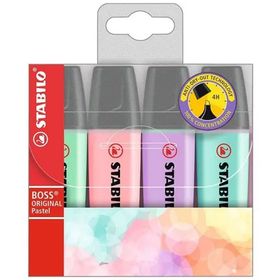 Stabilo Pastel 2 mm ve 5 mm Uç 4lü Marker Kalemi