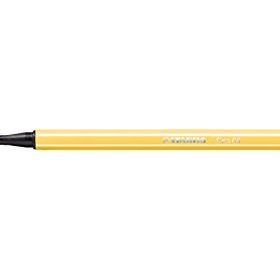 Stabilo Pen 68 1 mm Sarı Keçe Uçlu Kalem