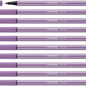 Stabilo Pen 68 10 Adet Mor Keçeli Kalem