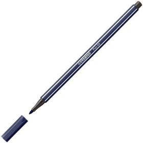 Stabilo Pen 68-98 Mavi Siyah Keçe Uçlu Kalem