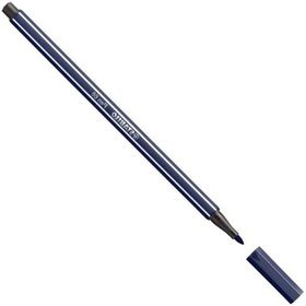 Stabilo Pen 68-98 Mavi Siyah Keçe Uçlu Kalem