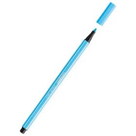 Stabilo Pen 68 Fineliner Floresan Mavi Kalem