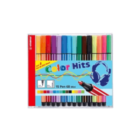 Stabilo Pen 68 Mini CD 15 Renk Keçeli Kalem