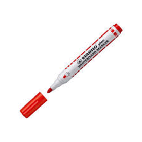 Stabilo Plan Yuvarlak Uçlu 2.5-3.5 mm Kırmızı Tahta Kalemi