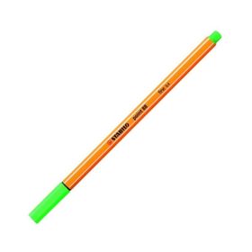 Stabilo Point 88 0.4 mm Uç Zümrüt Yeşili Metal Uçlu Fineliner Kalem