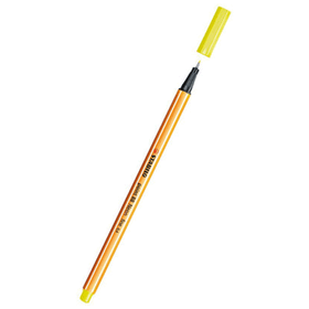 Stabilo Point 88 Floresan Sarı 0.4 mm Metal Uçlu Fineliner Kalem