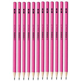 Stabilo Schwan 317 Neon Pembe 2B 12 Adet Kurşun Kalem