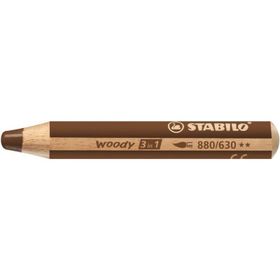 Stabilo Woody 3in1 Kalemi Kahverengi Pastel Boya