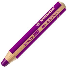Stabilo Woody 3in1 Kalemi Lila Pastel Boya