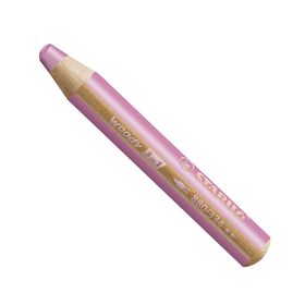 Stabilo Woody 3in1 Kalemi Pembe Pastel Boya