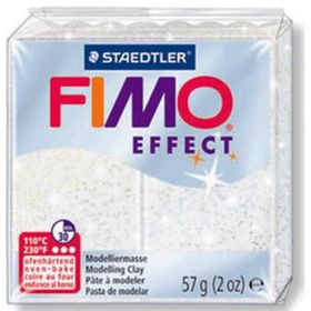 Staedtler 052 Fimo Effect Glitter White Simli Polimer Kil