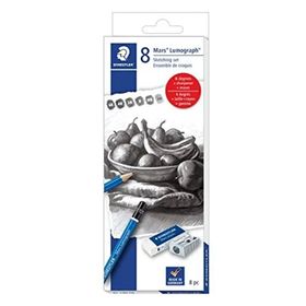 Staedtler 100C8LU Mars Lumograph 6 Derece Metal Kalemtıraş