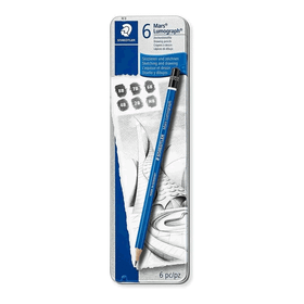 Staedtler 100G6 Mars Lumograph 6lı Kurşun Kalem