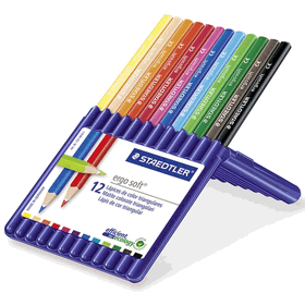 Staedtler 157 SB12 Ergosoft Üçgen 12'li Kuru Boya Kalemi