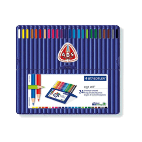 Staedtler 157 SB24 Ergosoft Üçgen 24'lü Kuru Boya Kalemi