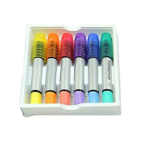 Staedtler 2390M C6 Noris Club Glitter 6'lı Mum Boya