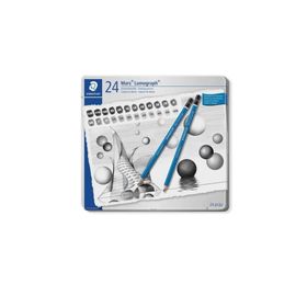 Staedtler 24'lü Mars Lumograph Dereceli Kalem Seti