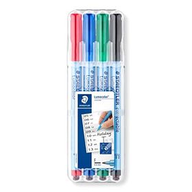 Staedtler 305F Wp41 Lumocolor Silinebilir Nonpermanent 4'lü Set Markör