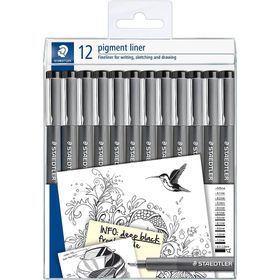 Staedtler 308 12-9 Pigment Liner 1.2 mm Keçeli Kalem