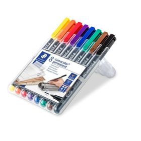 Staedtler 317 WP8 Lumocolor Permanent 8'li Set Markör