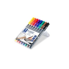 Staedtler 317 WP8 Lumocolor Permanent 8'li Set Markör