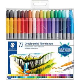 Staedtler 3200 TB72 72'li 0.5-3.0 mm Çift Taraflı Keçeli Kalem