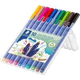 Staedtler 323 SB10 03 1.0 mm 10'lu Set Triplus Color Keçeli Kalem