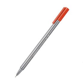 Staedtler 334-24 Scarlet Kırmızı 0.3 Triplus Üçgen Fineliner Kalem