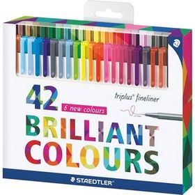 Staedtler 334 C42 42'li FineLiner Triplus Keçeli Kalem