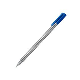Staedtler 334/3 Triplus Üçgen Gövde 0.3 mm Mavi Fineliner Kalem