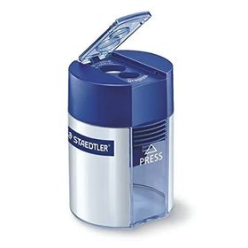 Staedtler 512 001 Çift Bölmeli Kilit Kapaklı Geniş Kalemtıraş