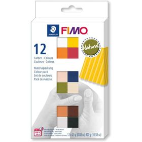 Staedtler 5741314 Fimo Soft Natural 12'li Modelleme Kili Seti