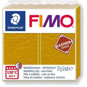 Staedtler 5744540 Ochre 57 gr Fimo Deri Efekt Polimer Kil