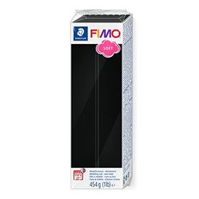 Staedtler 80219 Fimo Soft 454 gr Siyah Modelleme Kili