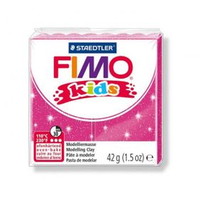Staedtler Fimo Kids 262 Yaldızlı Fuşya 42 gr Yumuşak Polimer Kil