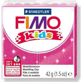 Staedtler Fimo Kids 262 Yaldızlı Fuşya 42 gr Yumuşak Polimer Kil