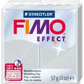 Staedtler Fimo Metallic Silver Effect 57 GR Polimer Kil