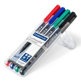 Staedtler Lumocolor Permanent M 4'lü Markör Kalem Seti