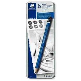 Staedtler Mars Lumograph 6'lı Çizim Kalem Seti
