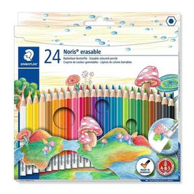 Staedtler Noris 24 Renk Silinebilir Kuru Boya Seti