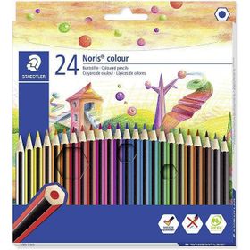 Staedtler Noris 24 Renk Silinebilir Kuru Boya Seti
