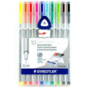 Staedtler SB10 03 Triplus Color 10lu Kaçeli Kalem