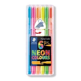 Staedtler Triplus Color Üçgen Neon 6'lı Keçeli Kalem