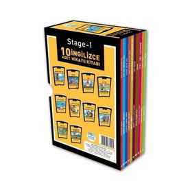 Stage-1 İngilizce Hikaye Seti 10 Kitap Maviçatı Yayınları