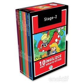 Stage-2 İngilizce Hikaye Seti 10 Kitap Kutulu-Mavi Çocuk Yayınları