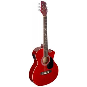 Stagg SA20ACE Kırmızı Akustik Elektro Gitar