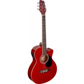 Stagg SA20ACE Kırmızı Akustik Elektro Gitar