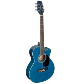 Stagg SA20ACE Mavi Akustik Elektro Gitar