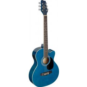 Stagg SA20ACE Mavi Akustik Elektro Gitar